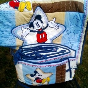 Mickey Mouse Crib Bedding